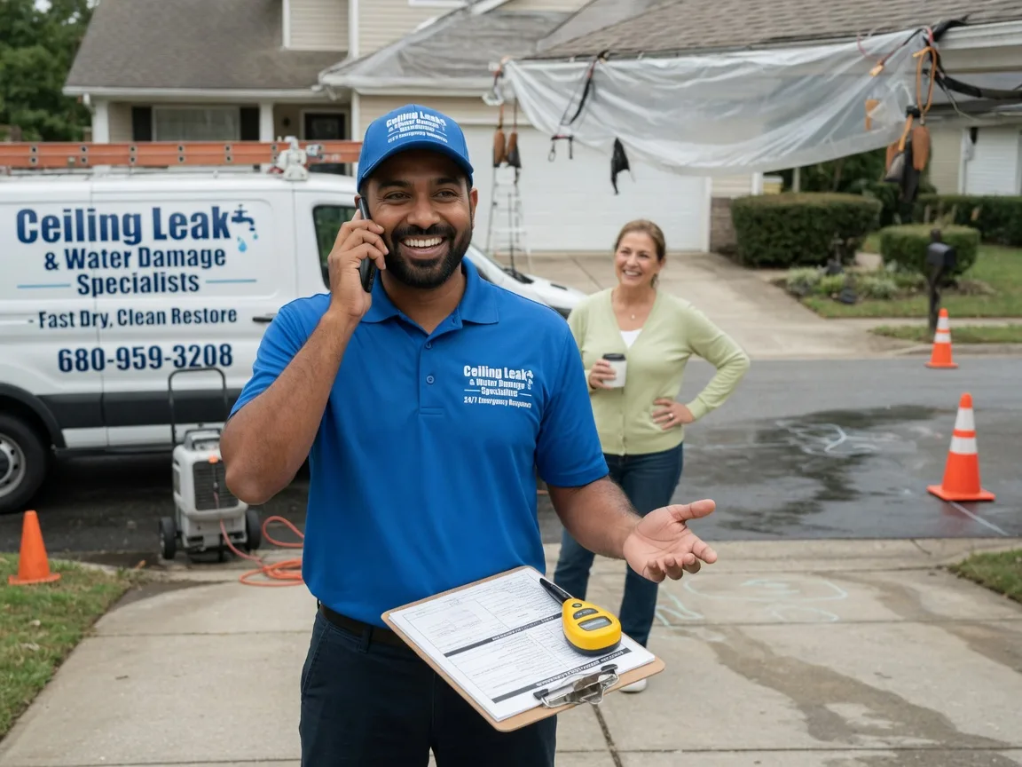 Ceiling Leak Cleanup Sugar Land, TX FAQs